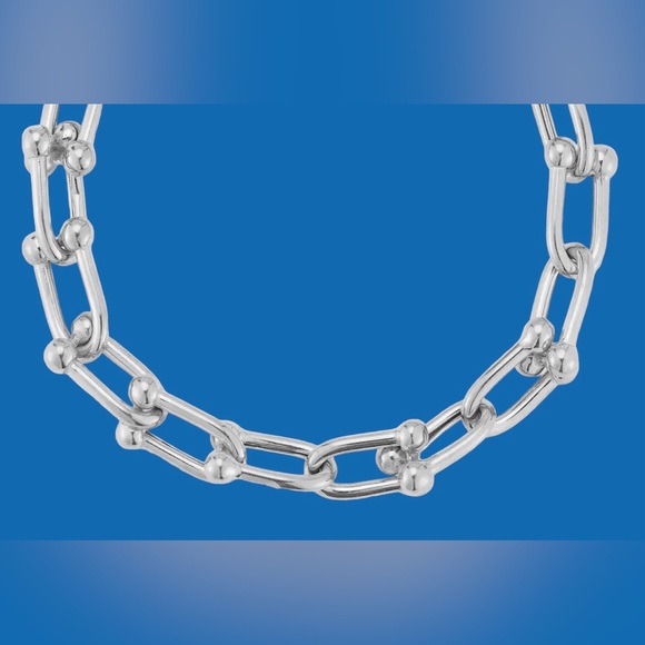 MIA Fiore Sterling Silver Plated Bronze U Link Italy Bracelet New - Picture 3 of 16